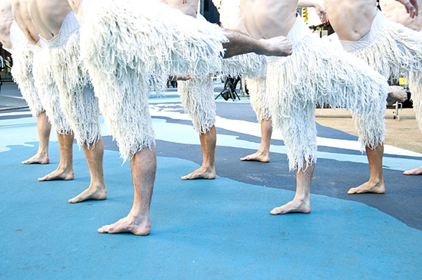 Photo Coverage: Matthew Bourne's Male Swans Flock To Times Square  Image