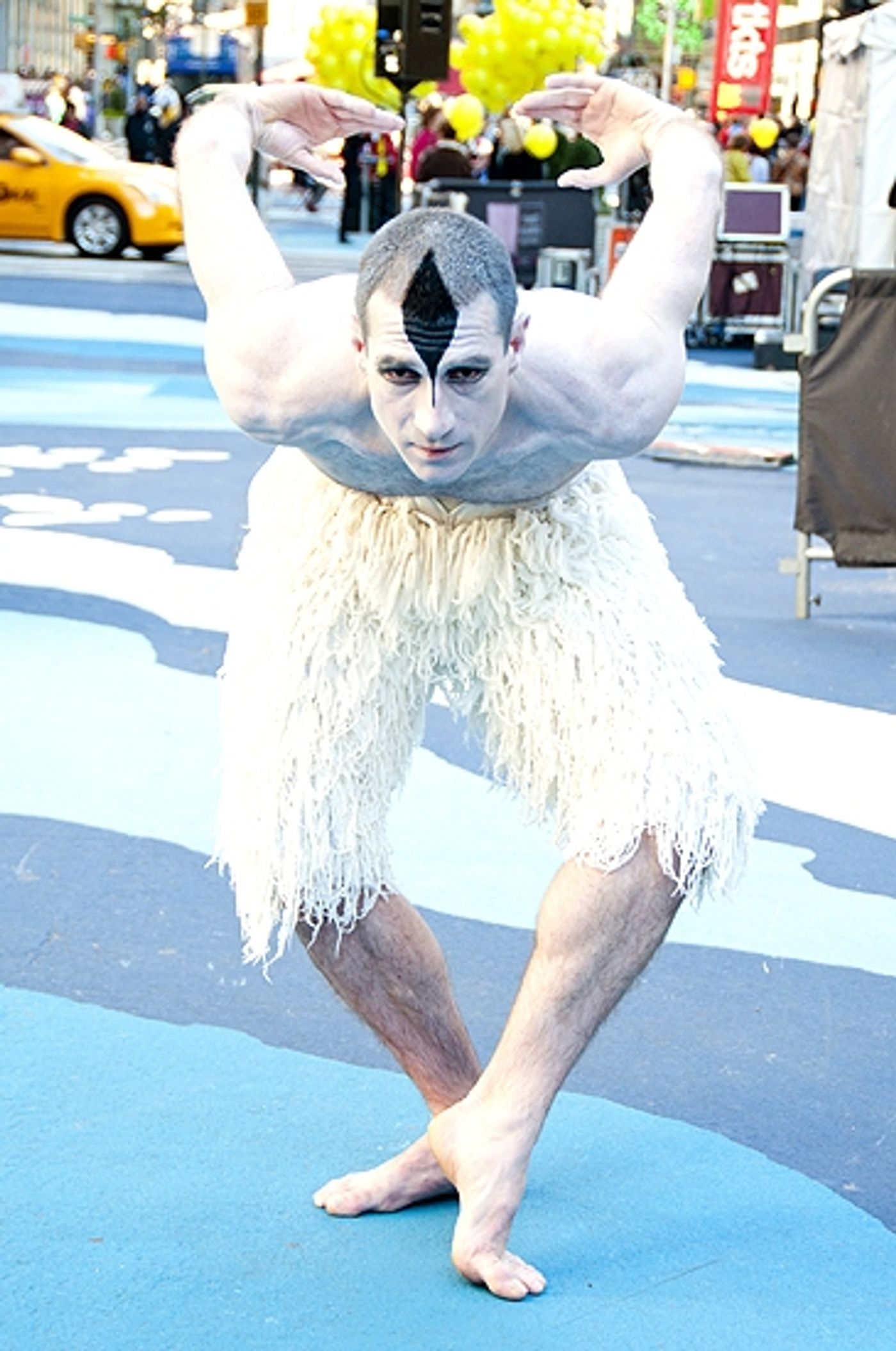 Photo Coverage: Matthew Bourne's Male Swans Flock To Times Square  Image