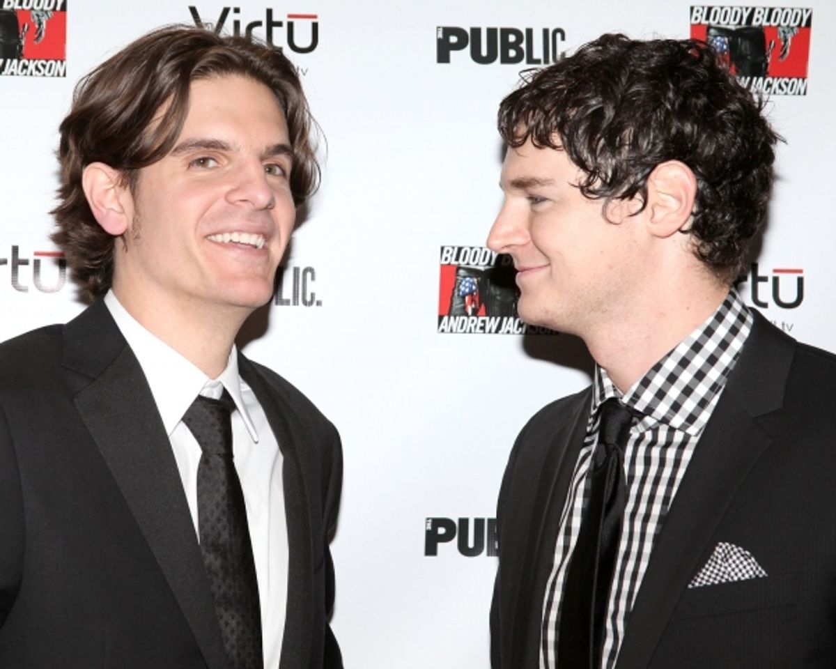 Alex Timbers and Benjamin Walker at 