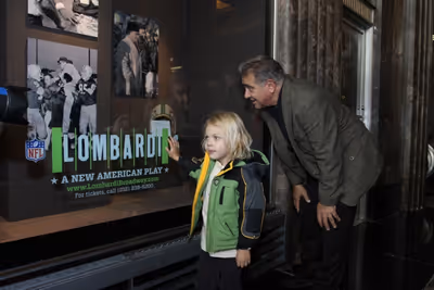 Dan Lauria and his son Photo