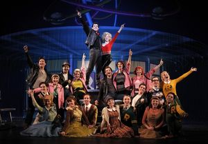 Matt Nolan, Alyssa Herrera and the cast of "GREASE" Photo