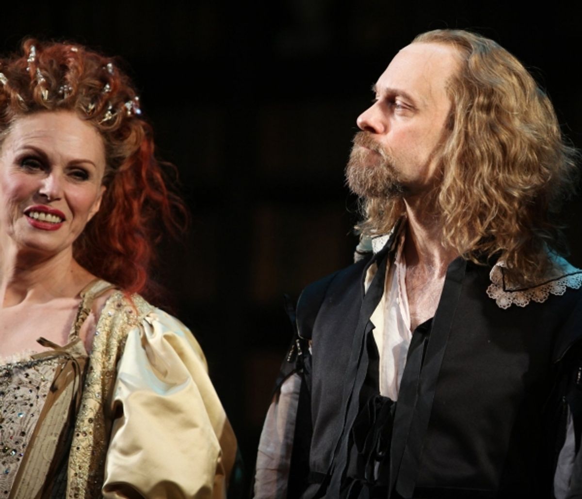 Joanna Lumley and David Hyde Pierce at 