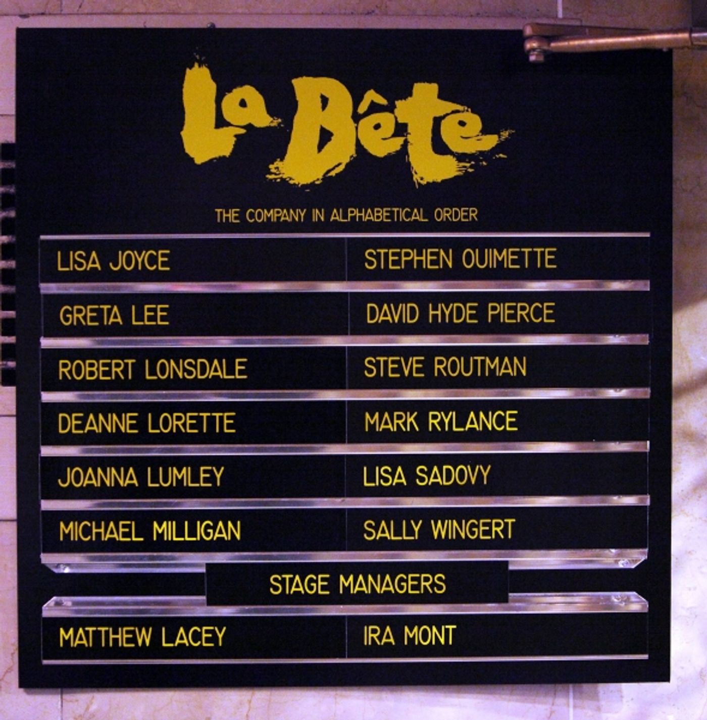 Photo Coverage: LA BETE Opening Night Curtain Call!  Image