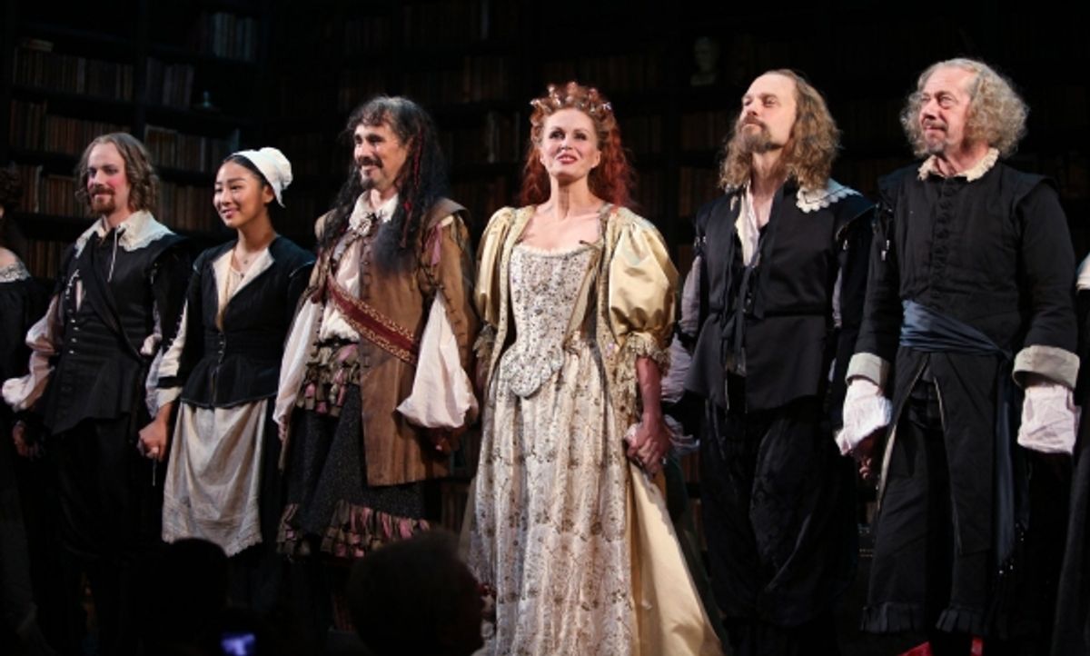 David Hyde Pierce and the cast of LA BETE! at 