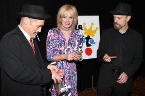 Mark Rylance, Joanna Lumley and David Hyde Pierce Photo