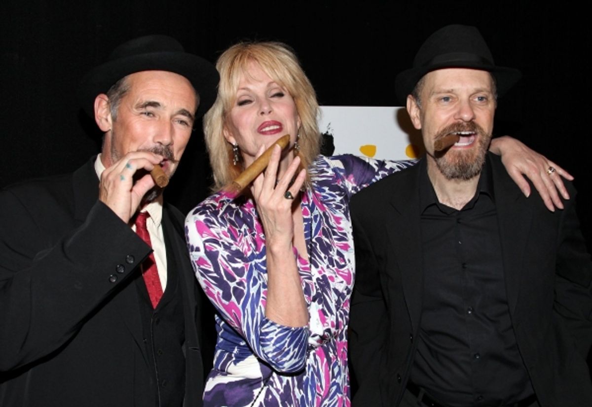 Mark Rylance, Joanna Lumley and David Hyde Pierce at 