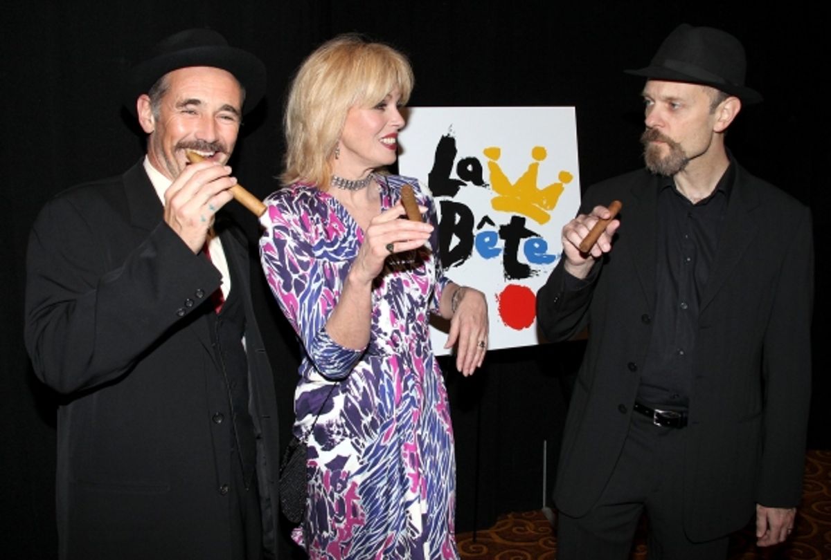 Mark Rylance, Joanna Lumley and David Hyde Pierce at 