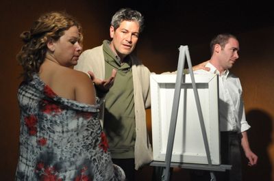 Bill Simmons, John Michael Goodson and Wendy Farber Photo
