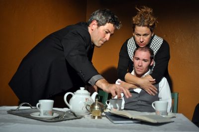 Bill Simmons, John Michael Goodson and Wendy Farber Photo