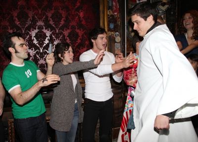  Heath Calvert ( Gypsy Robe Winner ) & Benjamin Walker with James Barry & Emily Young Photo