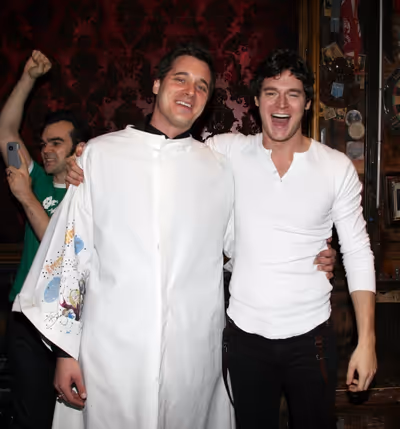 Heath Calvert ( Gypsy Robe Winner ) & Benjamin Walker Photo