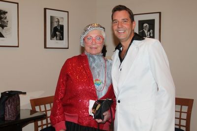 New York Pops President Ruth Henderson and Steven Reineke  Photo