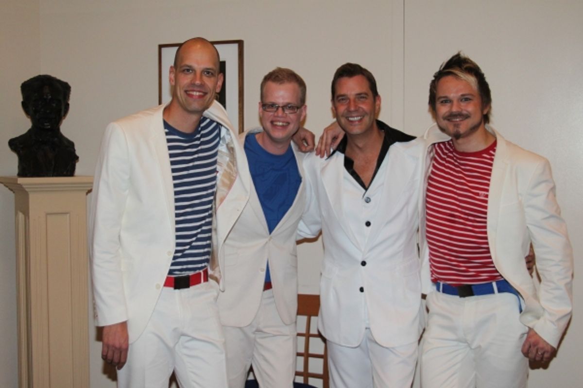 Jussi Chydenius,  Ahti Paunu, Steven Reineke and Hannu Lepola  at 