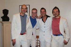 Jussi Chydenius,  Ahti Paunu, Steven Reineke and Hannu Lepola  Photo