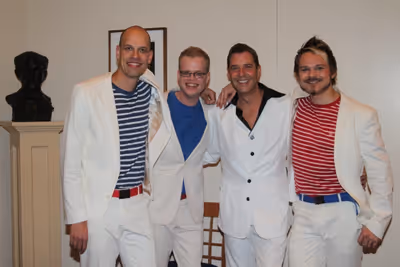 Jussi Chydenius,  Ahti Paunu, Steven Reineke and Hannu Lepola  Photo