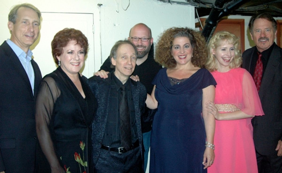 Gregg Edelman, Judy Kaye, Scott Siegel, Scott Coulter (Director of tonigh's show) Mary Testa, Nellie MacKay and Tom Wopat at 