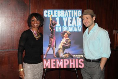 Montego Glover and Chad Kimball Photo