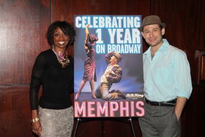Montego Glover and Chad Kimball Photo