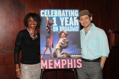 Montego Glover and Chad Kimball Photo