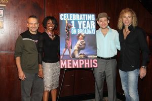 Joe DiPietro, Montego Glover, Chad Kimball and David Bryan @ BroadwayWorld Joe DiPietro, Montego Glover, Chad Kimball and David Bryan Photo