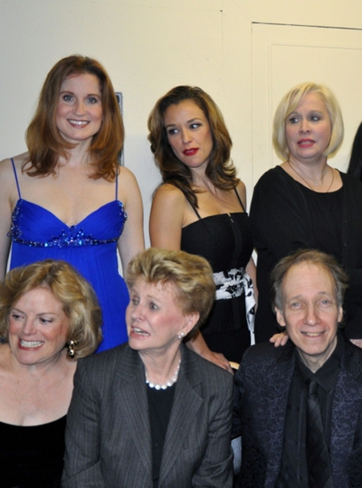 Carol Demas, Jo Sullivan Loesser, Scott Siegel, Christiane Noll, Sarah Uriarte Berry and Nancy Opel at 