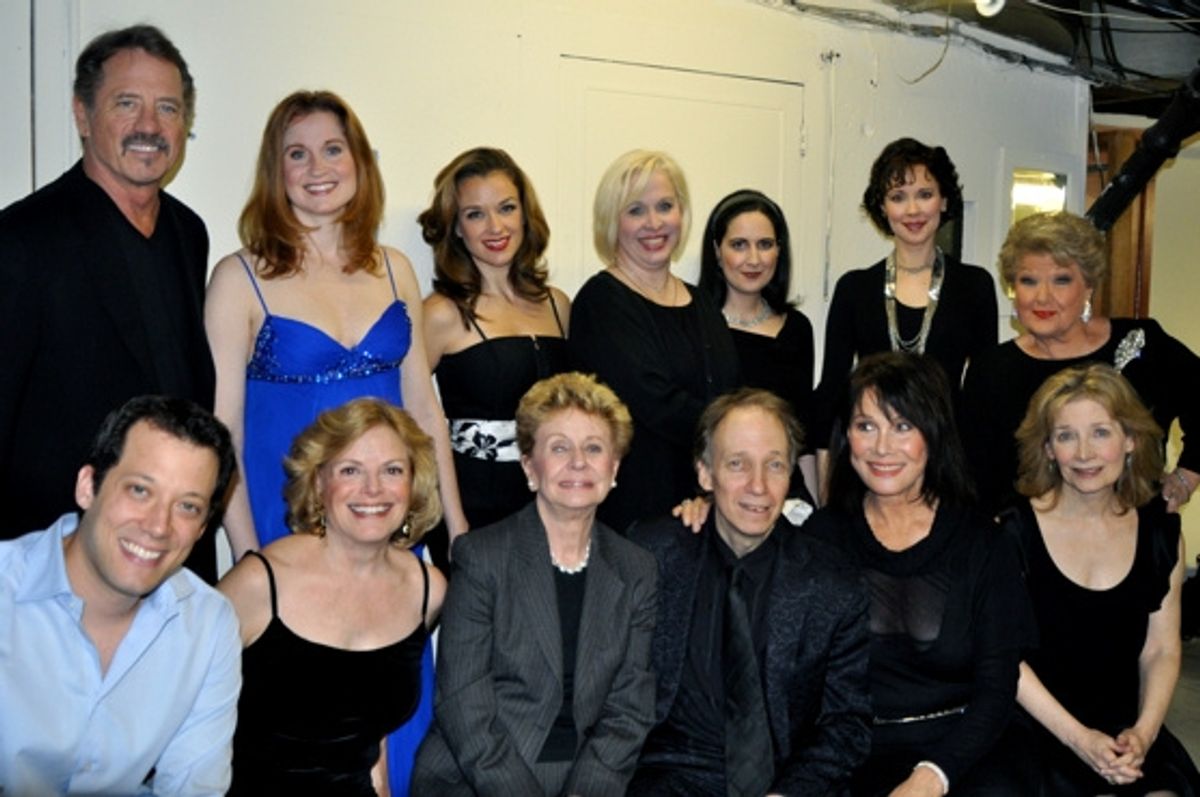 John Tartaglia, Carol Demas, Jo Sullivan Loesser, Scott Siegel, Michele Lee, Maureen Silliman, Tom Wopat, Christiane Noll, Sarah Uriarte Berry, Nancy Opel, Stephanie D'Abruzzo, Crista Moore and Marilyn Maye  at 