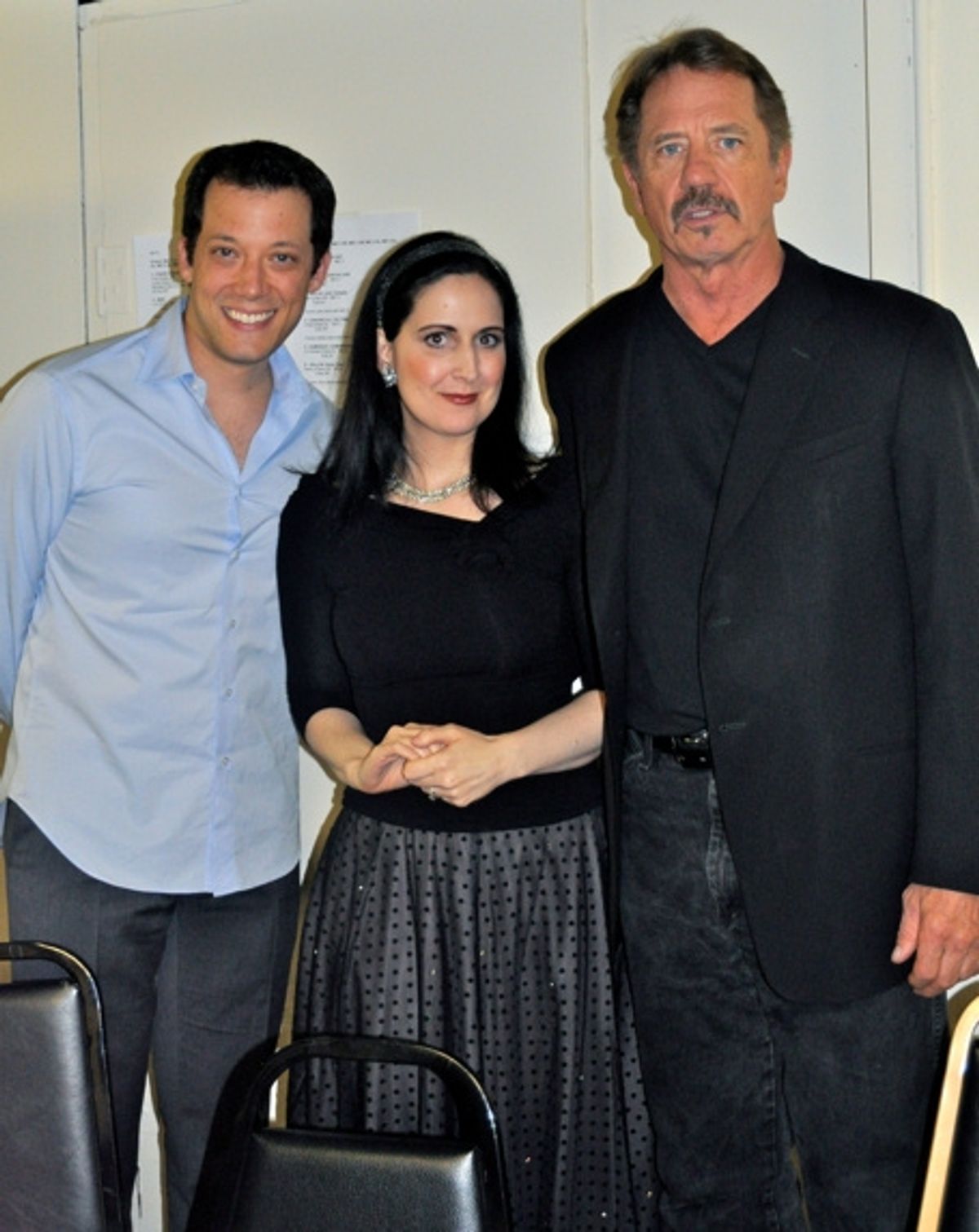 John Tartaglia, Stephanie D'Abruzzo and Tom Wopat at 
