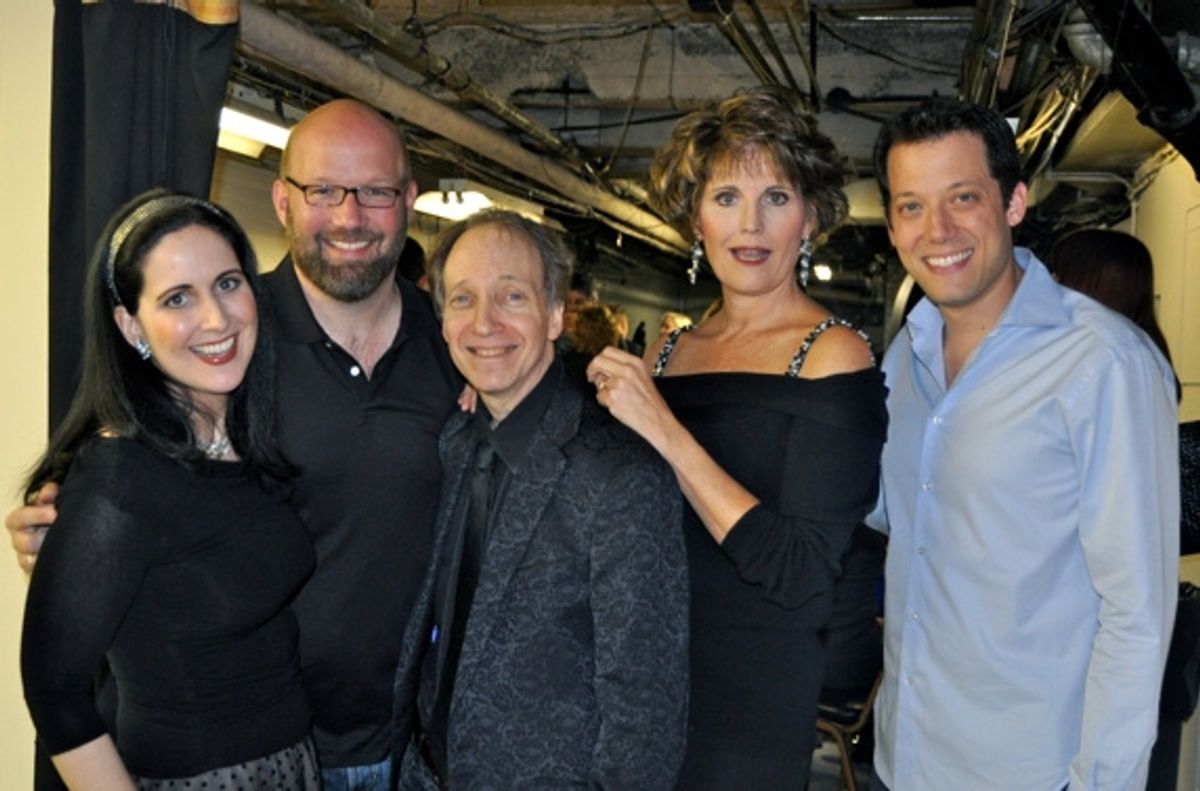 Stephanie D'Aburzzo, Scott Coulter, Scott Siegel, Lucie Arnaz and John Tartaglia at 