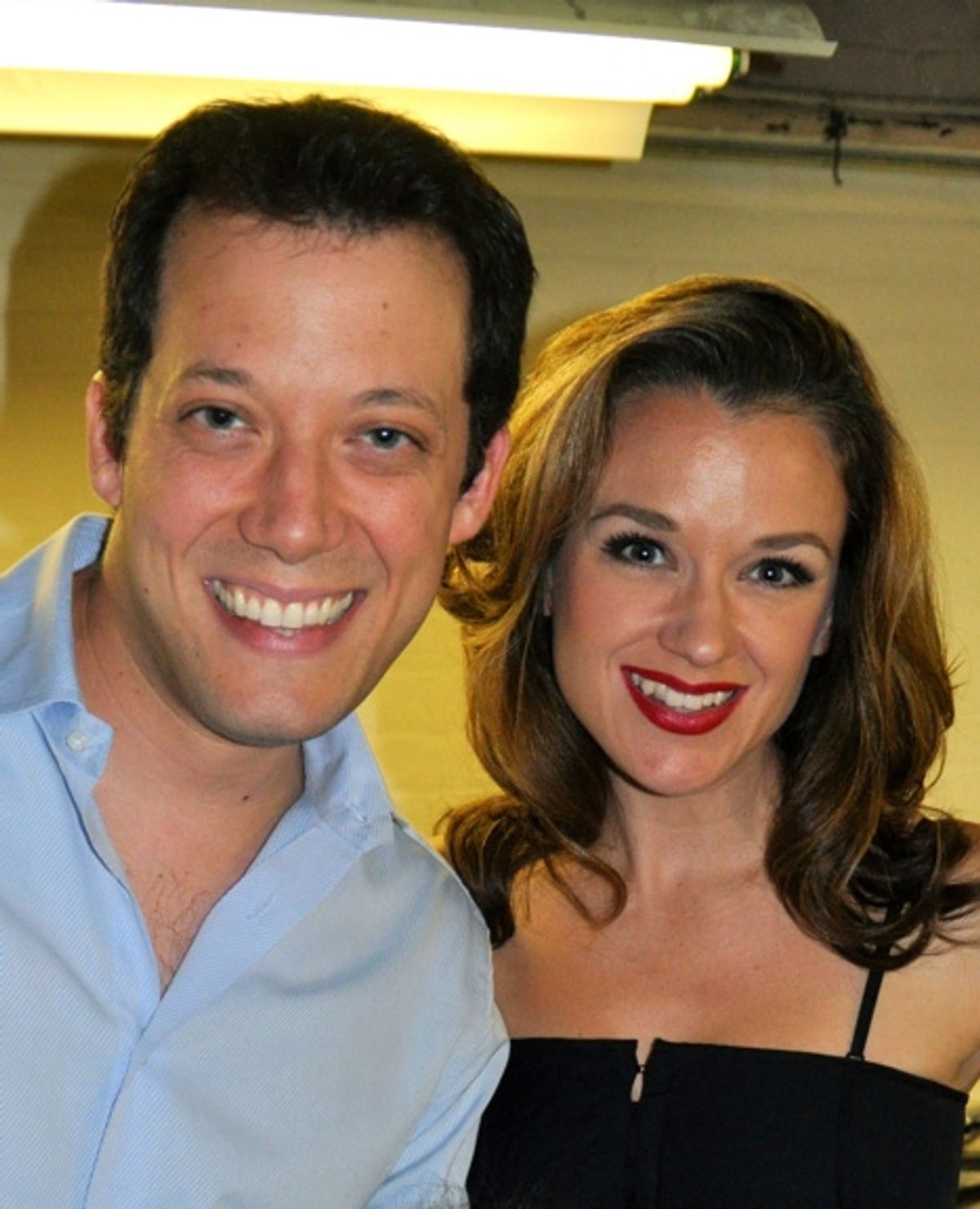 John Tartaglia and Sarah Uriarte Berry at 