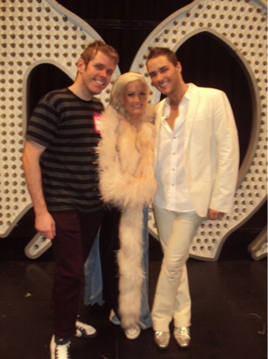 Photo Flash: Perez Hilton Visits PEEPSHOW! Image