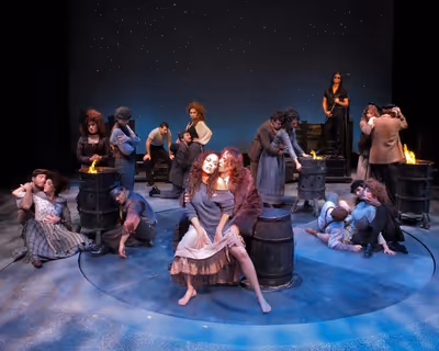 Michelle Dawson and Xander Chauncey and Ensemble Photo