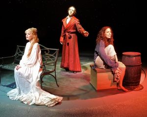 Jennifer Babiak (Emma Carew), Xander Chauncey (Dr. Henry Jekyll) And Michelle Dawson Photo