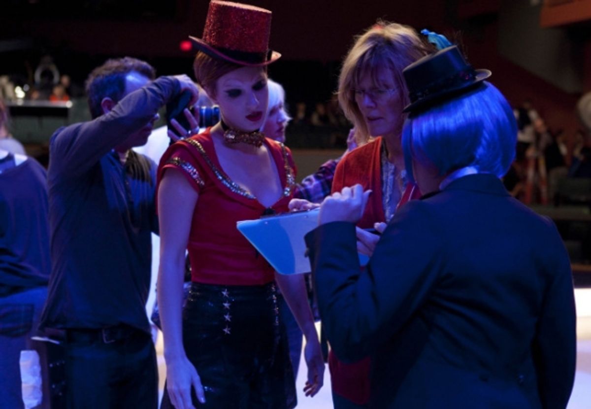 Behind the scenes with Heather Morris at 