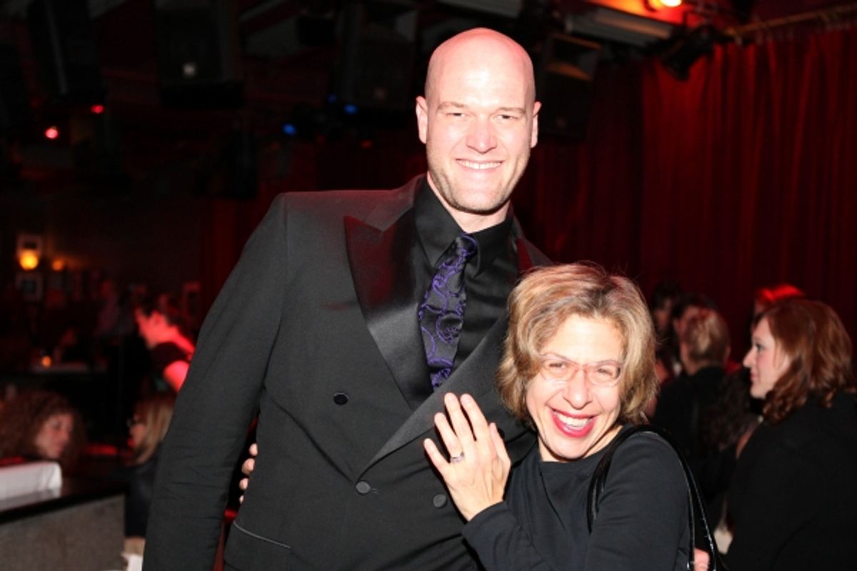 Zachary James and Jackie Hoffman at 