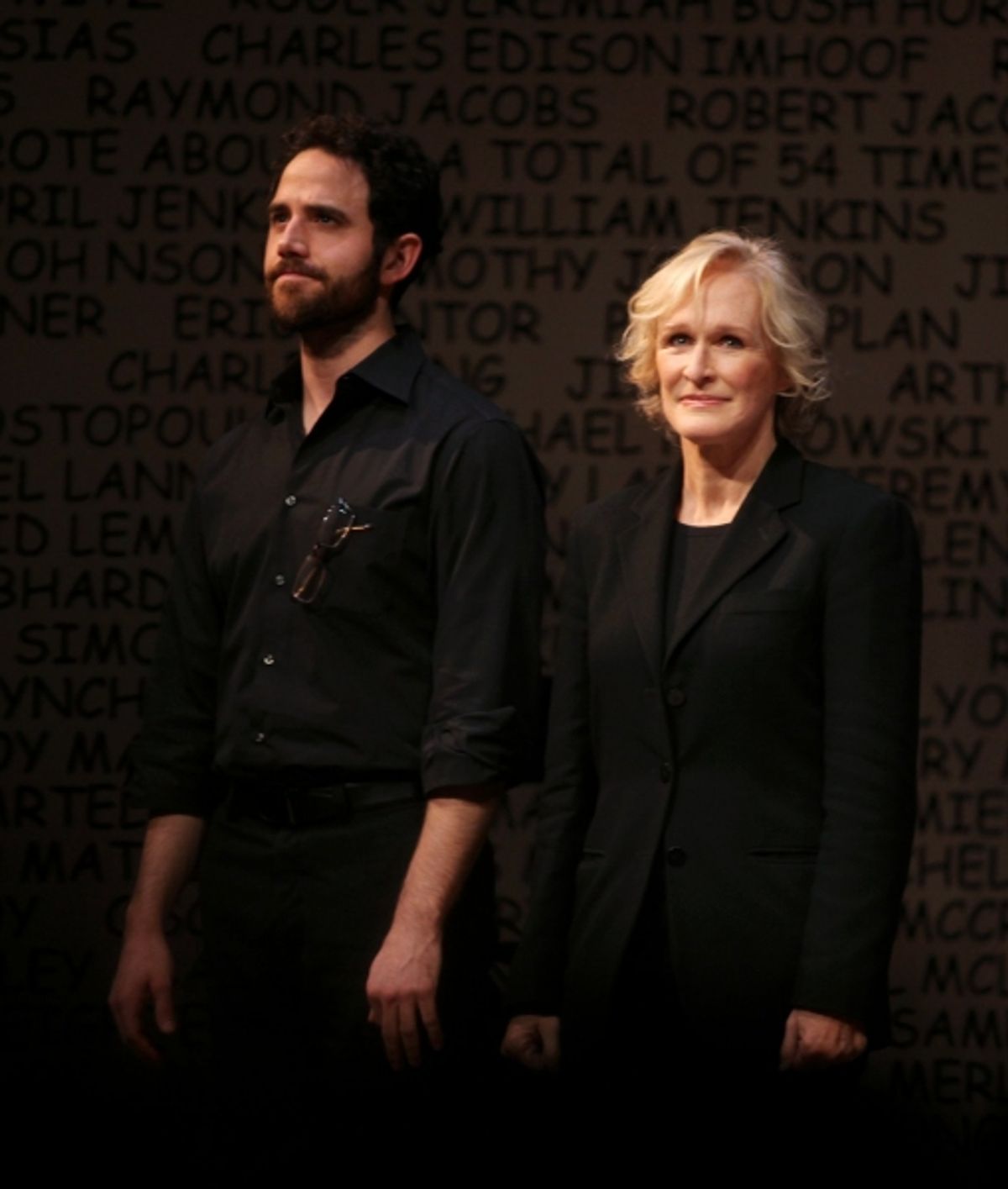 Santino Fontana & Glenn Close at 