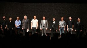 Santino Fontana, Glenn Close, Joe Mantello, Victor Garber, John Benjamin Hickey, Patr Photo