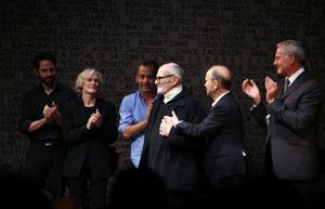 Santino Fontana, Glenn Close, Joe Mantello, Larry Kramer, Joel Grey, Victor Garber Photo