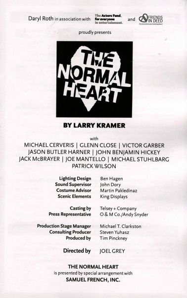Photo Coverage: THE NORMAL HEART Curtain Call — photo 3 of 25