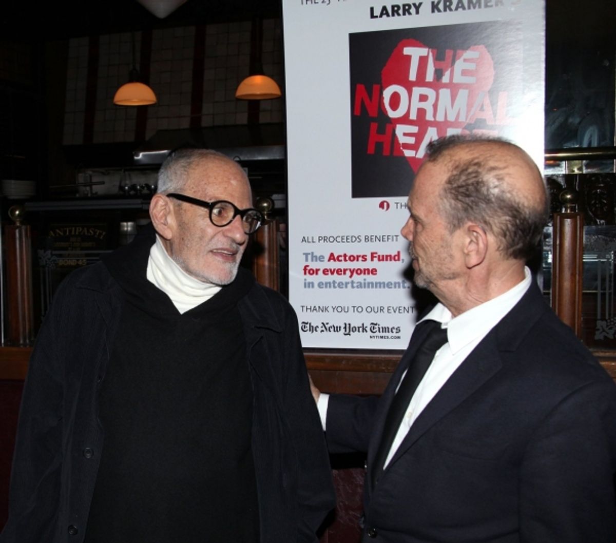 Larry Kramer & Joel Grey at 