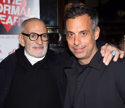 Larry Kramer & Joe Mantello Photo