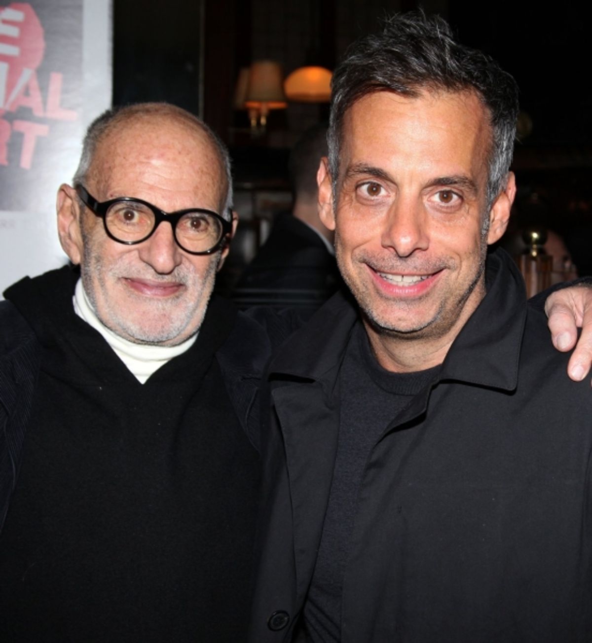 Larry Kramer & Joe Mantello at 
