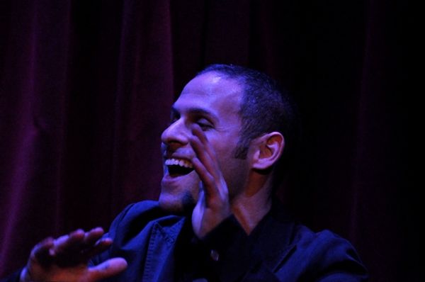 Dan Weiner joins the kids on the drums Photo