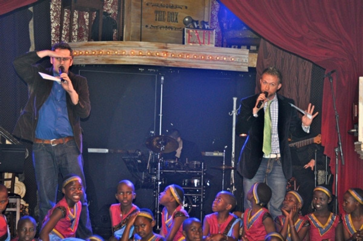 Ben Cameron and Marty Thomas with The African Children's Choir  at 