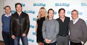 Richard Easton, Brendan Fraser, Jennifer Coolidge, Denis O'Hare, Jeremy Shamos & Doug Photo