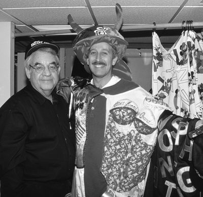 Tom Bosley & Bill Noble - "BEAUTY & THE BEAST" Gypsy Robe Ceremony 4/18/1994 Photo