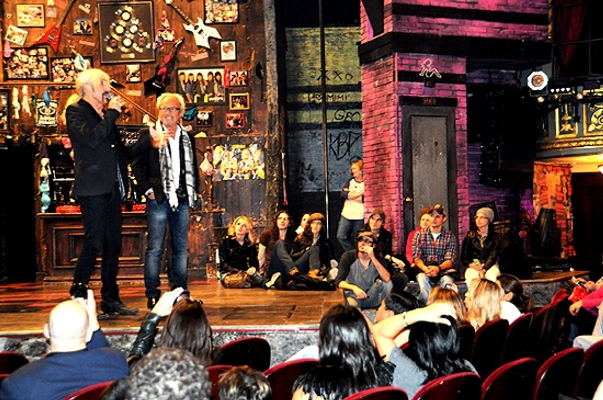 Dee Snider, Mick Jones & the cast of Rock of Ages at 
