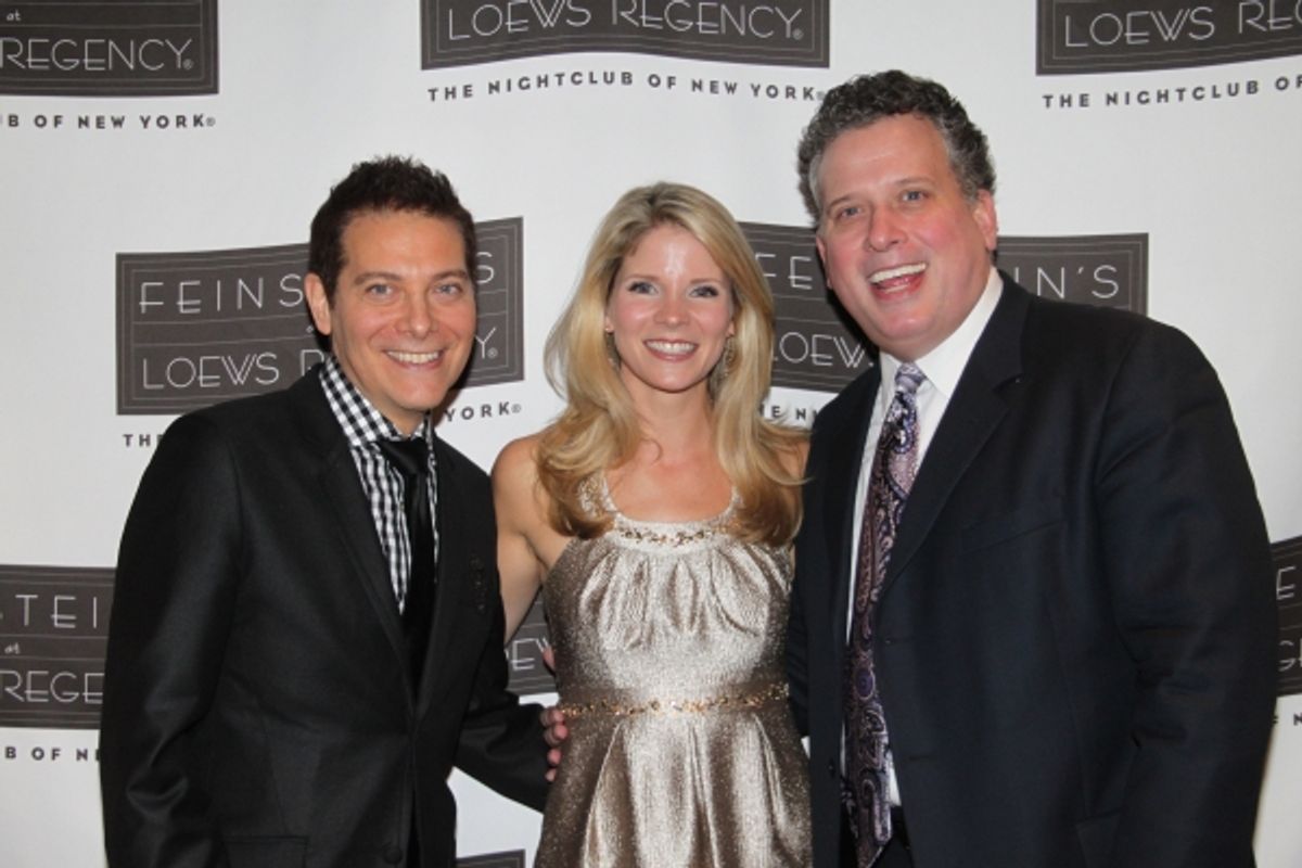 Michael Feinstein, Kelli O'Hara and Billy Stritch at 