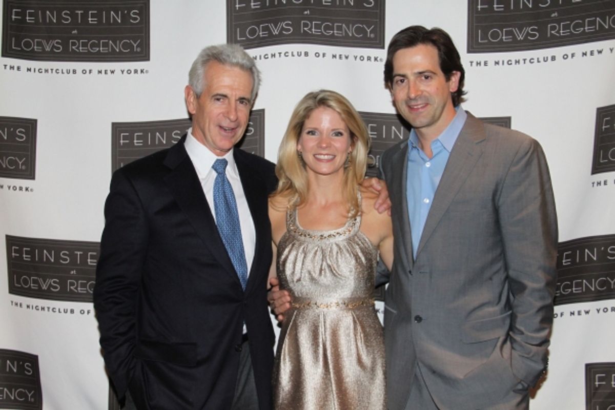 James Naughton, Kelli O'Hara and Greg Naughton at 