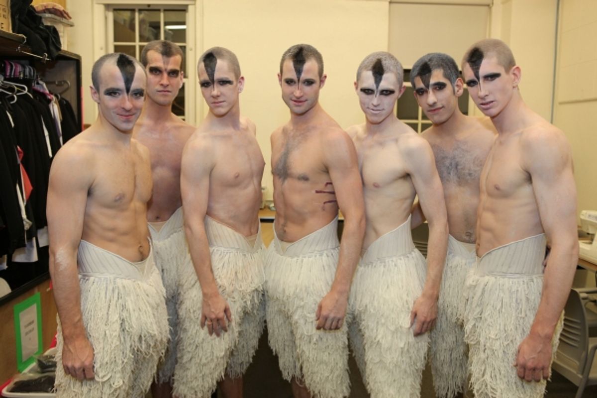 Richard Winsor (center) and The Swans at 