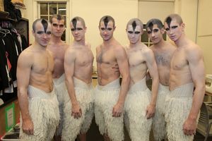 Richard Winsor (center) and The Swans Photo